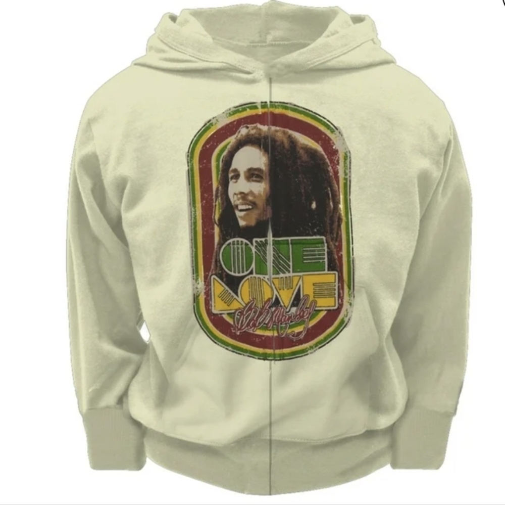 Bob Marley - One Love Toddler Zip Hoodie sweatshirt 2t